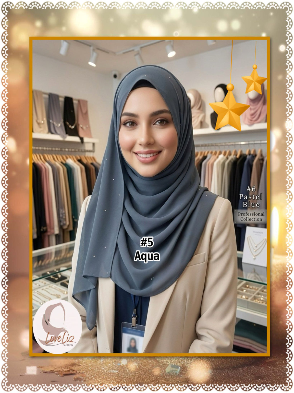 Shawl Chiffon Diamante (SHL_0326/045)