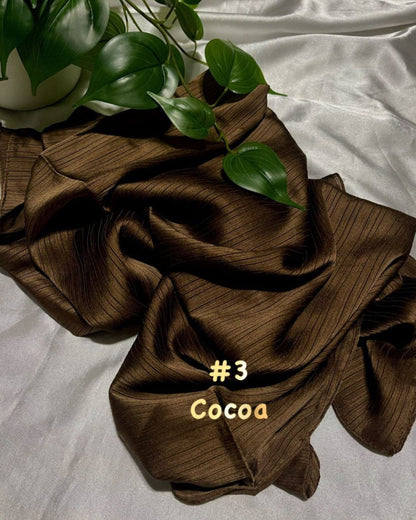 Shawl Satin Stripes Ammara - Effortless Elegance in Luxurious Design (SHWL-1060) (#MM)