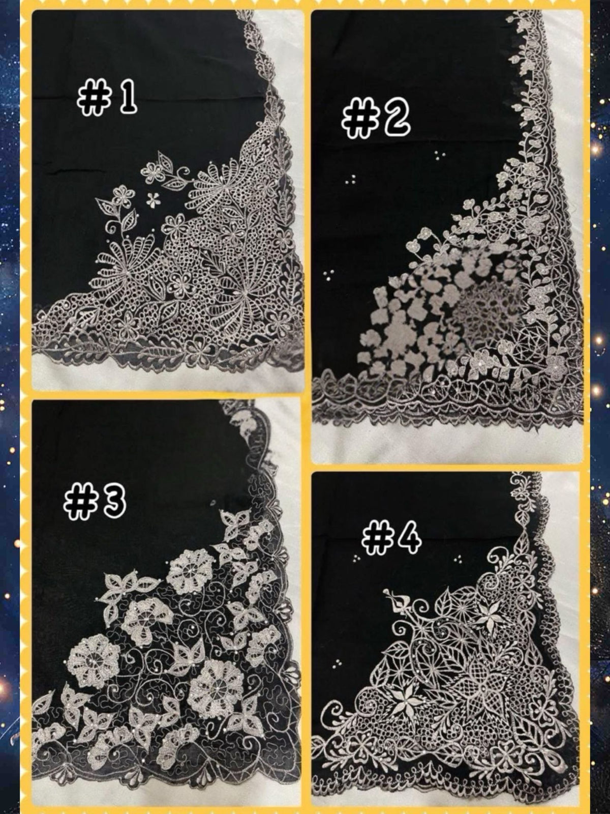 Premium Cotton Bawal with Sulaman Embroidery & Diamante (BWL_0226/030)