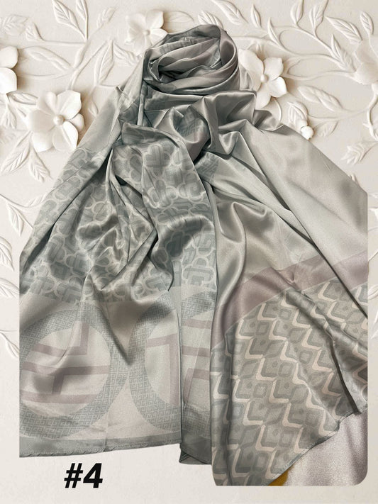 Exclusive Shawl Satin Printed model 4